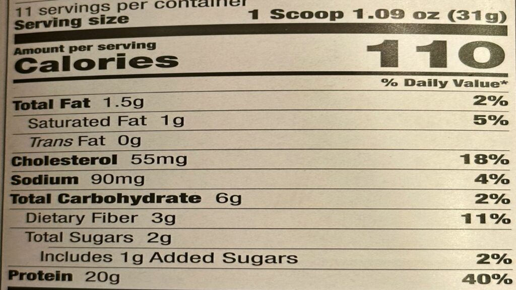 prime sports drink nutrition facts